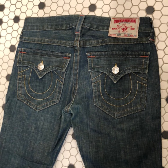 True Religion Other - TRUE RELIGION JOEY JEANS men’s 33 x 34 dark wash